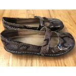 Alegria  Feliz Snake Skin Leather Mary Jane Shoe Sz 40 US 9 Photo 3