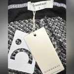 Commense Tweed Black and White Wool Blend Trousers, Size Small, NWT Photo 12