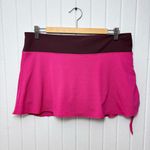 Patagonia Pliant Side Hike Skirt Pink and Purple Mini Skort Size L Photo 1