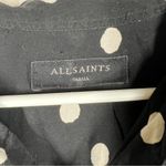 All Saints Black White Polka Dot Button Down Top Photo 1