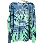 Sunsations Women's Long Sleeve Tie Dye Shirt Blue Size XL Photo 1