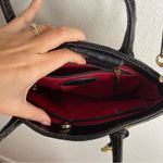 Brahmin  Natural Straw Weave Croc Leather Crossbody Bag Photo 5