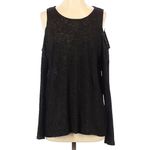 Velvet by Graham & Spencer Black Cold Shoulder Sweater Top‎ Size Small Photo 1