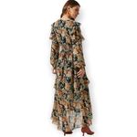 VICI  LONG SLEEVE RUFFLE FLORAL MAXI DRESS Photo 15