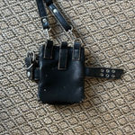 Vegan Sacchetto Mini Black Woven Leather Crossbody Bag By Tokyo Bay Photo 12