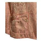 Laundry by Shelli Segal Blazer Jacket Pink Gold Paisley Brocade Career Size 6 Photo 2