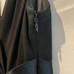 Evan Picone Chiffon Maxi Dress Ribbon Wrapped & Draped Waist Black Size 6 Photo 3