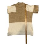 Michael Kors  Tan/White Turtleneck Sweater, Large Photo 8