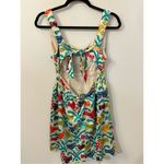 Judith March  BIRD PRINT DRESS TIE BACK M Photo 1