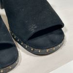 Maje ‎ Wave Suede Terracotta Block Heel Mules Womens 36 (US 6) Photo 2