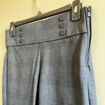 ZARA  Women‎ Size M Mid Rise Legging Collection Plaid Stretch Skinny Gray button Photo 5
