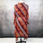 Soft Surroundings  Dress Women Large Handkerchief Bohemian Folk Fairy Floral Midi Photo 3