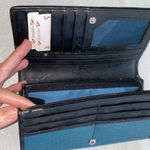 Braccialini Woman Scientist Zipper‎ Wallet NEW​ Blue Photo 6