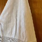 Lulus  White Sleeveless Tiered Dress Boho Sexy Prairie Cottagecore Large FLAWS Photo 6