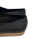 Melissa Black Rubber Peep Toe Flats Platform Chunky Lug Sole Sandals Photo 3