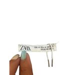 ZARA  Dark Gray Short Sleeve Cozy Pullover Knit Sweater Women Sz M Photo 6