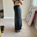 Reformation  Black Denim long Skirt. 27 Photo 14