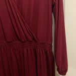 Old Navy maroon wrap top dress size XXL Tall Photo 2