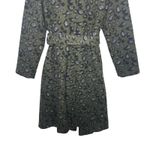 Hutch  Juni Shawl Collar Wrap Coat in a green multi leopard print sz M Photo 4