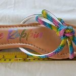 Cape Robbin New  Rhinestone Rope Square Toe Sandals Size 8.5 multicolor Photo 6