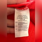 J.Crew Factory Textured Knit Wrap Dress bright cerise orange red size large Photo 6