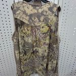LOGO By Lori Goldstein  Floral Print Sleeveless Vest Cardigan Women XL Photo 2