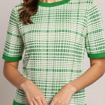 COS  Lightweight Knit Top, Green, Small Photo 0