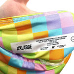 Goldsheep Checker Leggings Pastel Multicolor Size XXL Yellow Photo 8