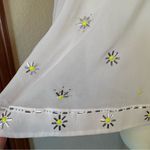 Victoria's Secret  White Blouse with Yellow and Silver Embellishments L Large Photo 3