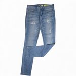Indigo Rein  Soft Sexy Ripped distressed anklet Skinny jeans size 7 Light Blue Photo 1