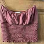 Urban Outfitters  Size Extra Small XS Women's Teen Girl Blush Smocked Crop Top Photo 1