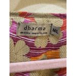 Dharma Imports Vibrant Floral Silk Blend Midi Dress Size Large/XL‎ Photo 5