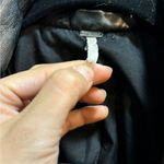 Free People  Black Vegan Leather Moto Jacket - Sz 2 Photo 2