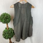 XCVI  100% Linen Gray Sleeveless Tunic Tank Top S Photo 2