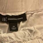 Inc international  Concepts white shorts with gold zippers and tie front Photo 5