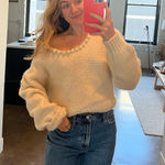 ZARA  pearl sweater Photo 0