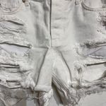 Free People Optic White Maggie Distressed Shorts Sz 26 NWT Photo 3