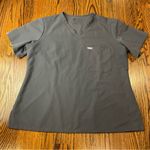FIGS  XL Charcoal V-Neck Tee Photo 0