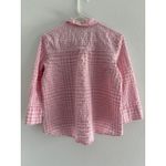 Habitat Shirt Womens Small Pink White Gingham Coastal Casual Preppy Beachy Photo 1