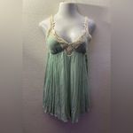 Lulus  Mint Green Lace Double Strap Mini Dress XS Photo 1