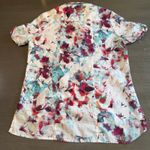 Bexleys Edition Women's Cotton Floral Print Short Sleeve Shirt‎ Top White Size 40 Photo 7