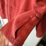 Orvis  Sweater Cardigan Women's M Orange Cotton Full Zip Jacket pockets Photo 3