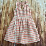 Banana Republic Fit & Flare Striped Sleeveless Dress Sz 6 Photo 4