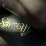 Women's So Me, TRENDY suede faux leather 4" block heel platform boots Black Size 7.5 Photo 2