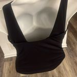 CALIA Women's Cutout Halter One Piece Swimsuit Black Sz 14 NEW Photo 4