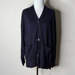 COS  Black Back Drape Cardigan Photo 1