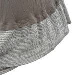 LA Made  Brown Knit Tank Dress Knit with Sweater Bottom Trim Small Photo 4