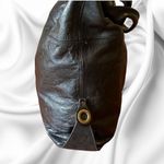 Falor Italia Le Borse Women's Black Leather Shoulder Bag Casual Photo 4