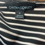 Cynthia Rowley 3/4 Sleeve Striped Crop Top Photo 4