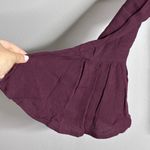 Kendall + Kylie Blouse Maroon Size M Long Bell Sleeves Top Photo 2